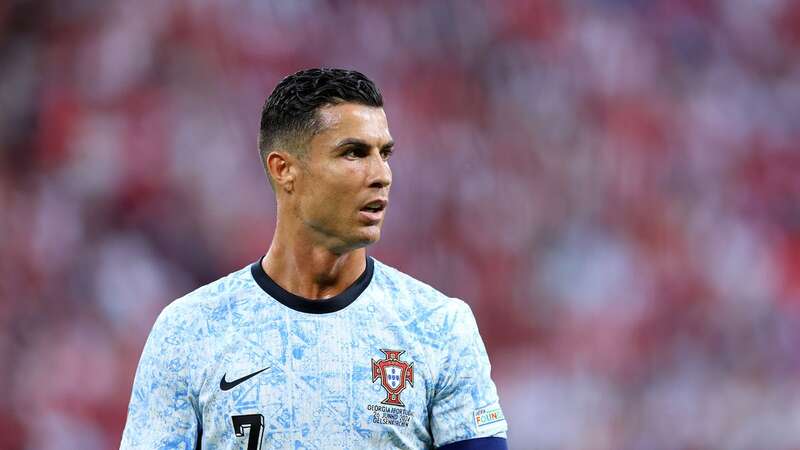 Cristiano Ronaldo of Portugal looks on (Image: UEFA via Getty Images)