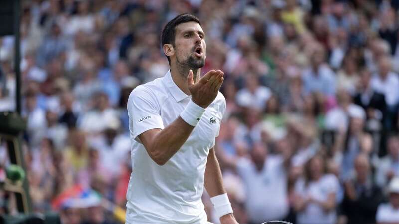 Novak Djokovic blew a kiss to the crowd during last year