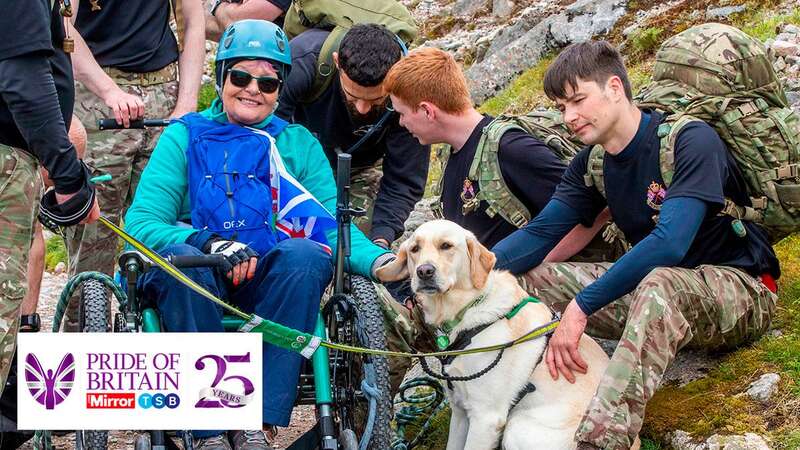 Disabled gran completes Three Peaks challenge after brutal three-word message