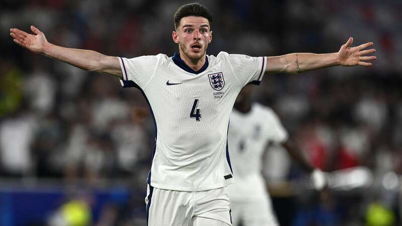 Declan Rice has started every match for England at Euro 2024 (Image: Getty Images)