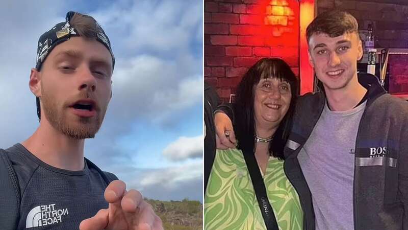 Missing Jay Slater with his mother (Image: Facebook)