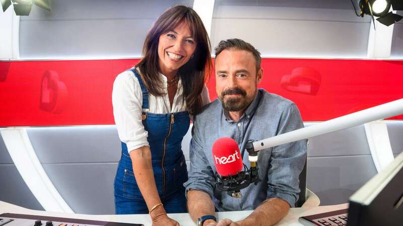 Davina McCall and Jamie Theakston presented on Heart (Image: HEART FM)