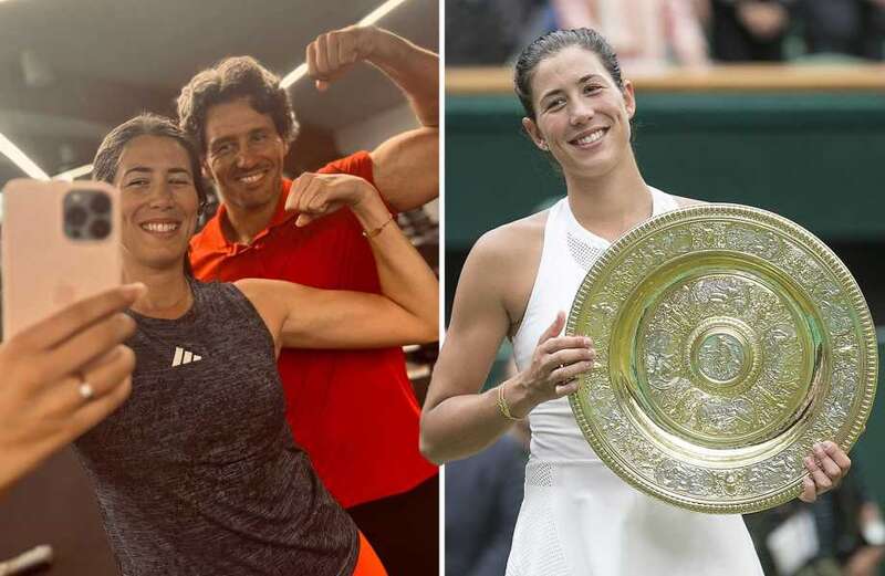 The Spaniard has been joined on her new team by a British tennis icon