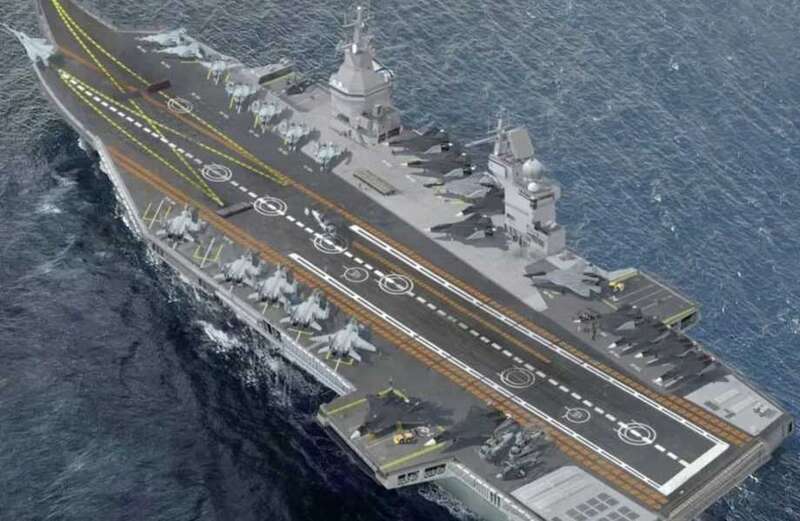 The supercarrier will launch Russia