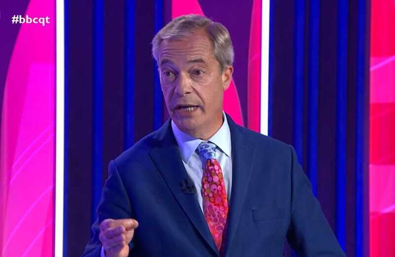 Nigel Farage branded the shocking incident as a 