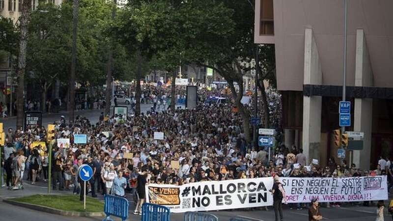 Protests have broken out across Spanish tourism hotspots in recent months, as locals fear being pushed out by developers (Image: (Image: Getty))