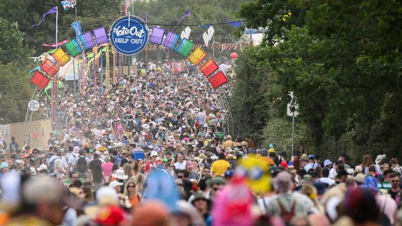 Festivalgoers will be treated to some sunshine later today, after a grey start to Glastonbury (Image: Getty Images)