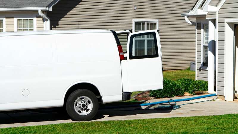 The motorhome was blocking her driveway (stock photo) (Image: Getty Images/iStockphoto)