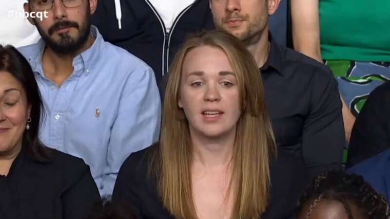 Question Time audience applauds mum after comment linking Tories to her toddler