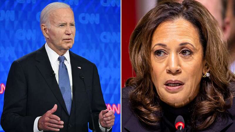 Harris defended Biden as she said Trump lied 