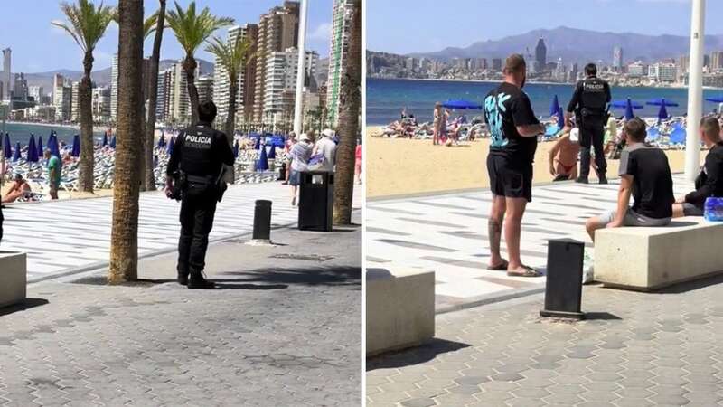 Tourists shocked as Benidorm clamps down on beach boozing with 