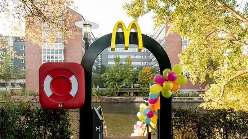 The floating McDonald