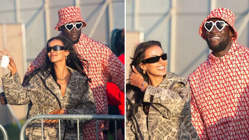 Maya Jama and Stormzy put on loved-up display while watching performances at Glastonbury