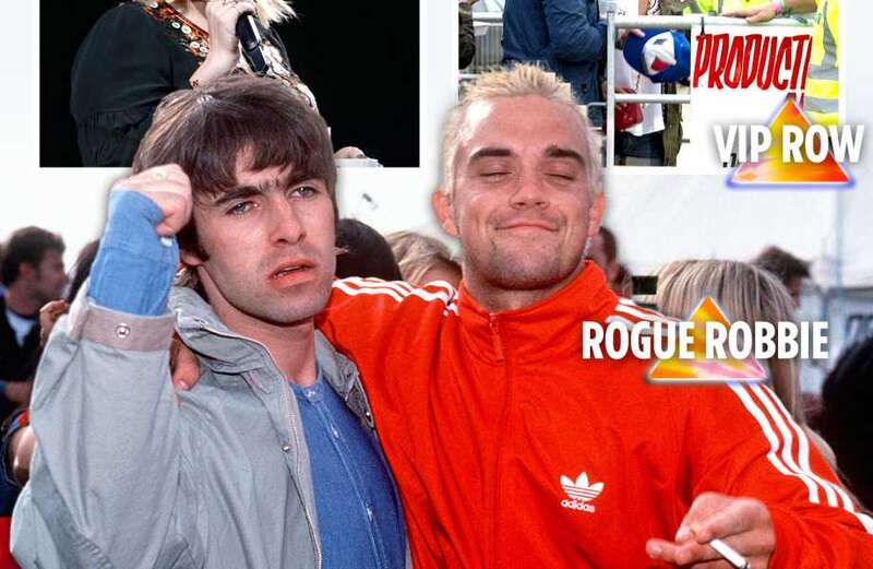 Oasis legend was trolled not once but twice by superstars on stage