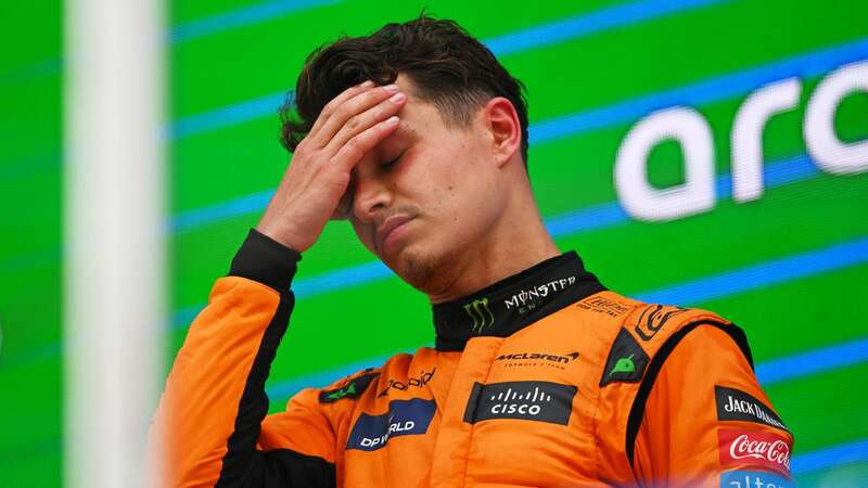 A Lando Norris error cost him a shot at victory in the Austria sprint (Image: Getty Images)