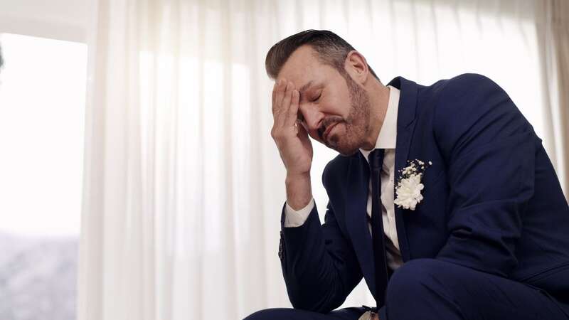 The groom is conflicted over their wedding day