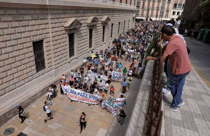 Furious demonstrators said the city has become 