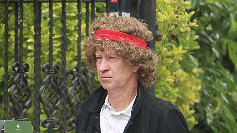 John McEnroe wore a wig resembling his iconic 80s look (Image: CLICK NEWS AND MEDIA)