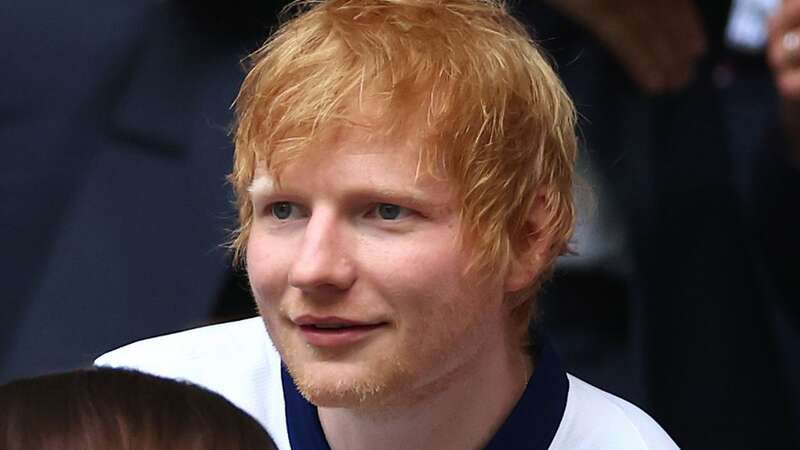 Ed Sheeran supported England as they fight it out against Slovakia in the Euro 2024 (Image: Getty Images)