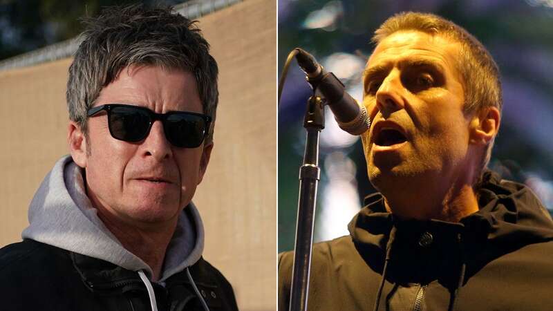 Noel Gallagher is snubbed by his nephew Gene Gallagher at a Glastonbury backstage bar