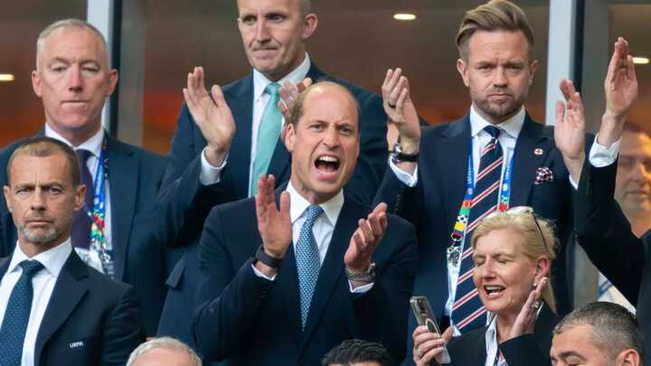 Prince William congratulated the Lions after a stunning victory in the Euro semi-finals (Image: Andy Stenning/Daily Mirror)