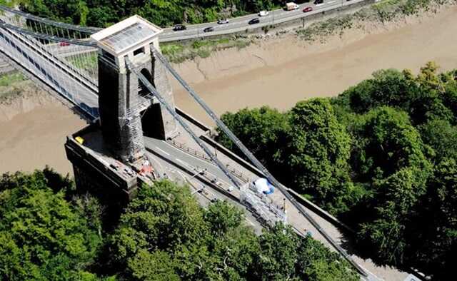 An investigation was launched after the discovery at Clifton Suspension Bridge ( Image: Tom Wren / SWNS)