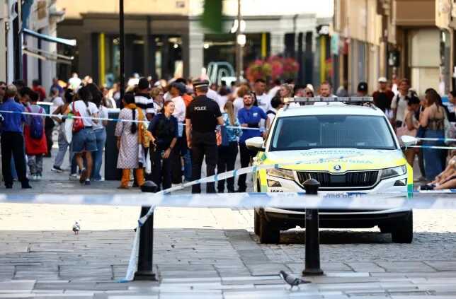 Two people hospitalised in Bath after ‘woman approached them with a bag’