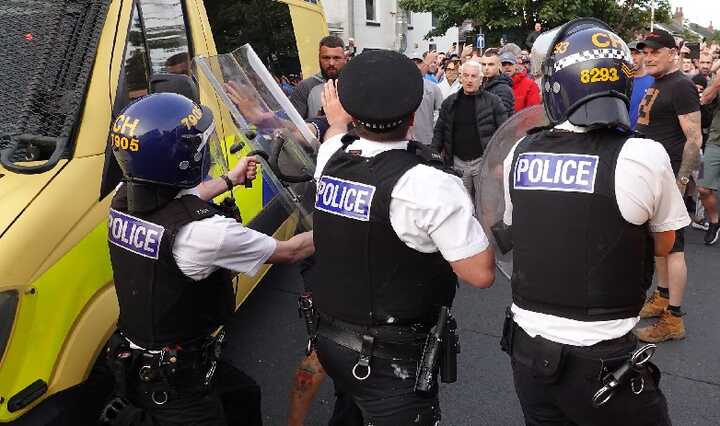 Southport police prepare for potential violence from far-right ’hooligans’