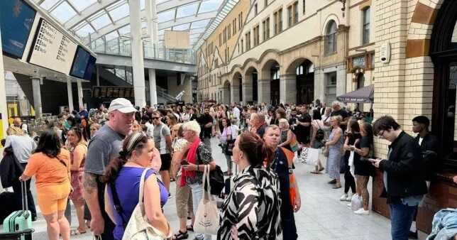 Armed police swoop in at Manchester station following train evacuations