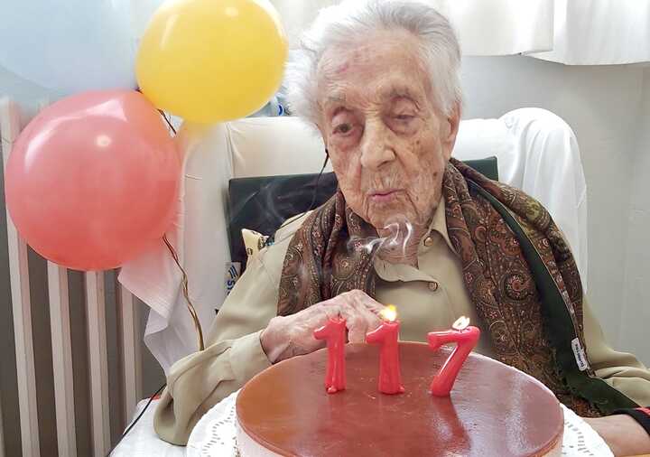 Researchers found that Maria Branyas Morera had a ‘completely lucid’ mind and no cardiovascular disease. Photograph: Residencia Santa Maria del Tura de Olot/Reuters