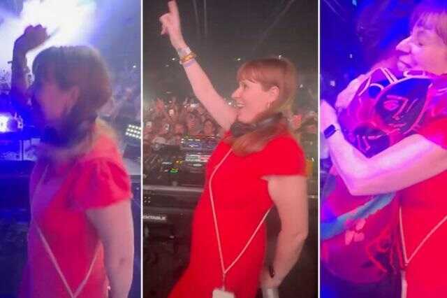 Deputy PM Angela Rayner caught on camera dancing in DJ booth at Ibiza nightclub