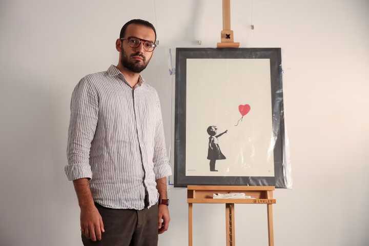 Stolen Banksy "Girl with Balloon" painting recovered