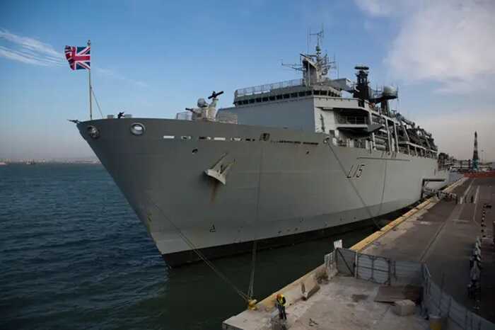 The retirement of assault ship HMS Bulwark will be brought forward to April 2025. Picture: Alamy