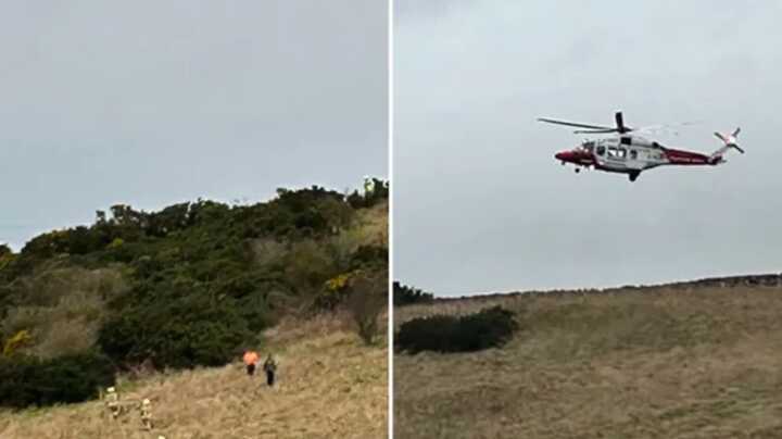 Plane crashes into hill shortly after takeoff from UK airport