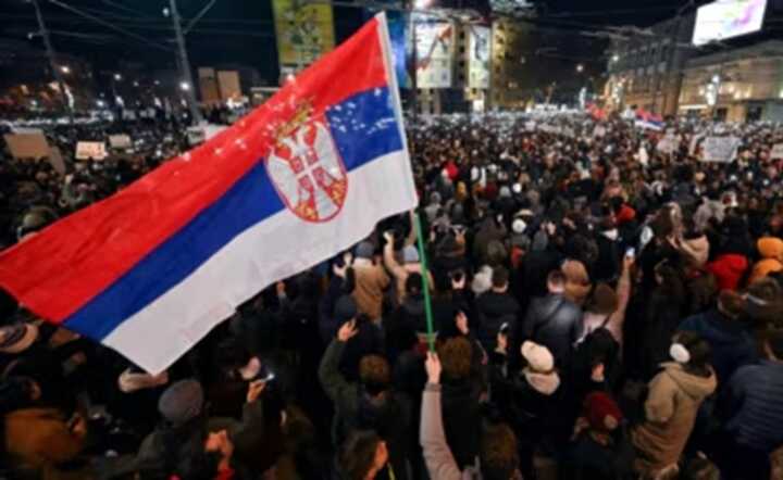 Serbian students hold rally in Belgrade, continuing protests over train station disaster