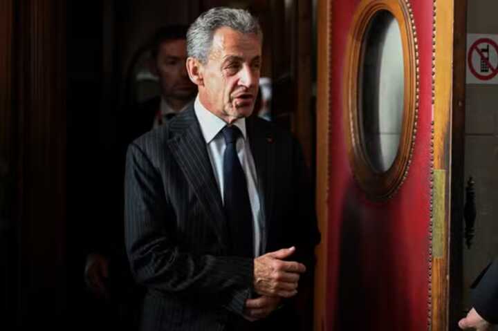 Nicolas Sarkozy on trial for alleged illegal campaign funding from Gaddafi regime