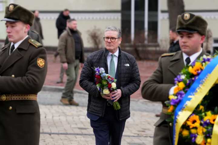 This is Sir Keir’s first visit to Kyiv since he became prime minister in 2024 (Picture: PA)