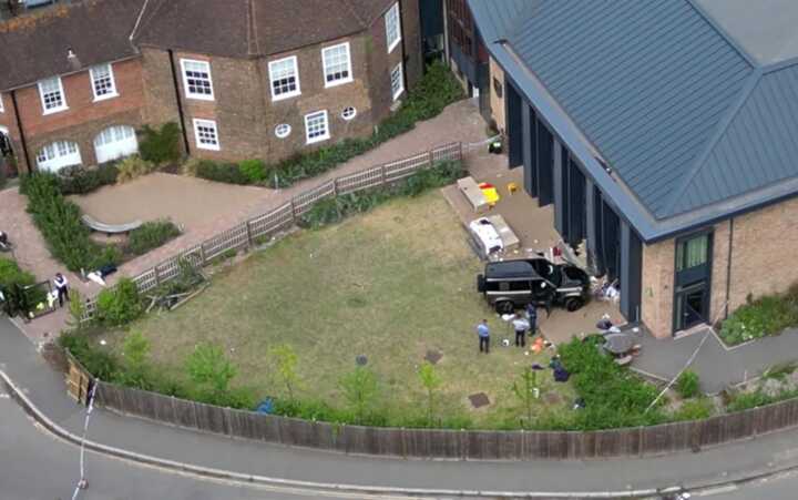 The crash happened at an end-of-term tea party which was taking place at The Study Preparatory School