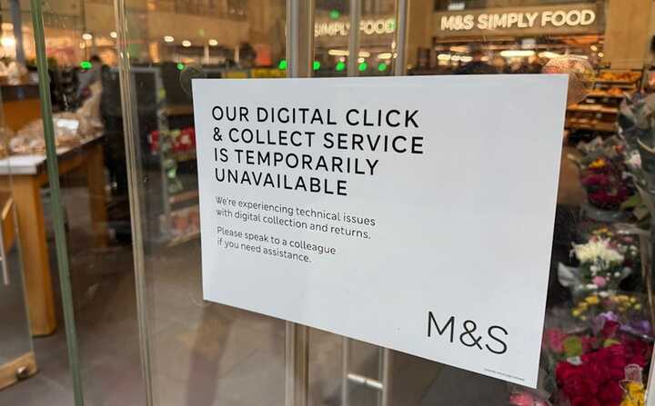 After hack and data leak, M&S website remains inaccessible to shoppers