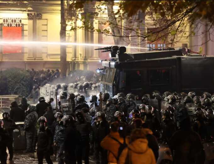 Authorities in Georgia probe BBC report alleging World War I-era gas employed at 2024 demonstrations