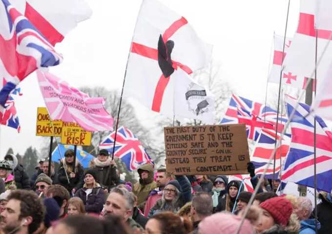 "Protests Break Out Over Plans for Migrant Accommodation in East Sussex"